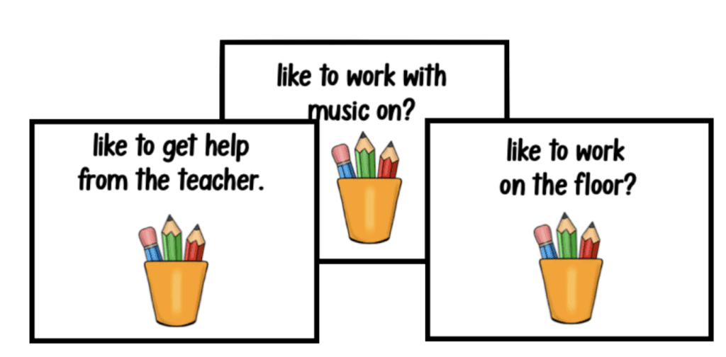 student self-reflection glyph how i learn best