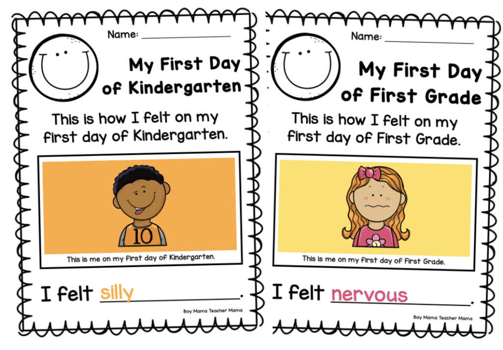 Easy First Day of School Activities for Elementary Students