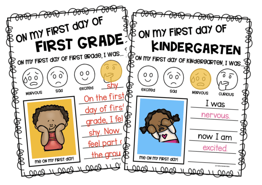 Easy First Day of School Activities for Elementary Students