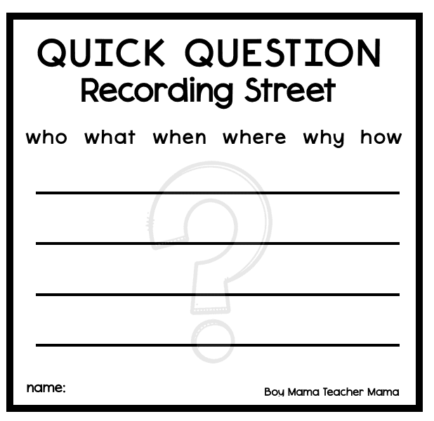 asking questions quick questions