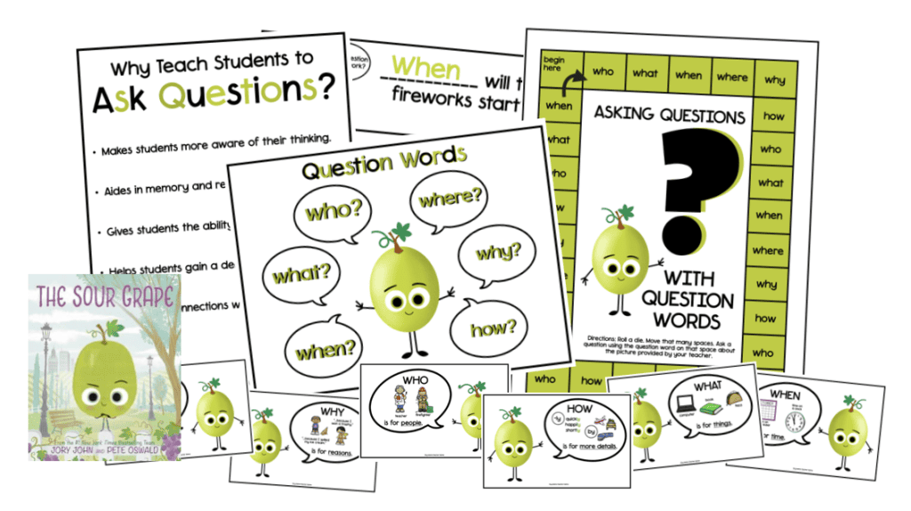 question words with the sour grape