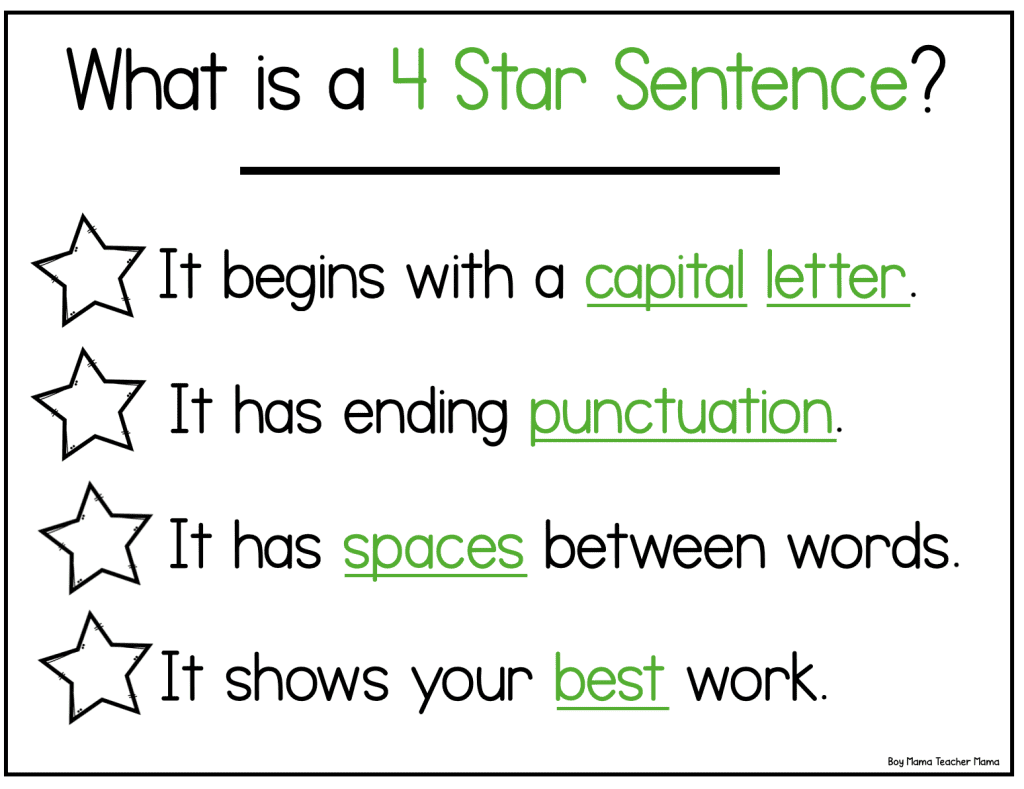 4 star sentence