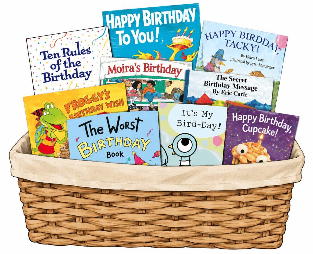birthday book basket