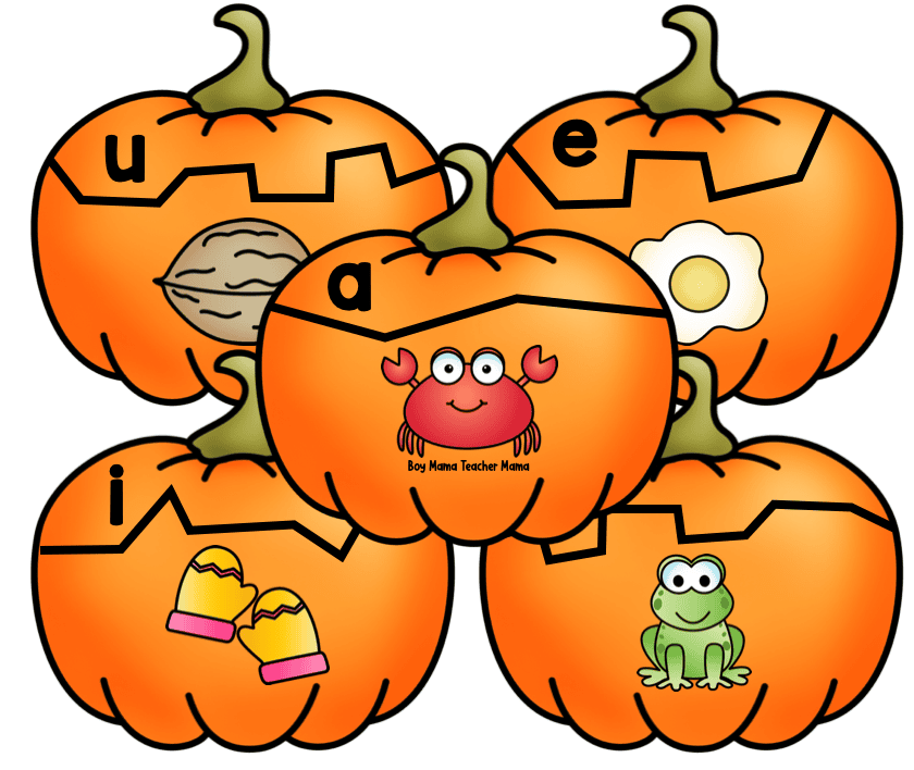 pumpkin short vowel game